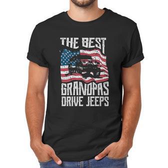 Best Grandpa Drivie Jeep Vintage New Design Men T-Shirt | Favorety UK