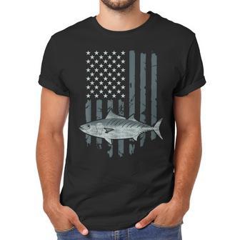 Bonito Fishing Vintage American Flag Tuna Skipjack Fisherman Men T-Shirt | Favorety