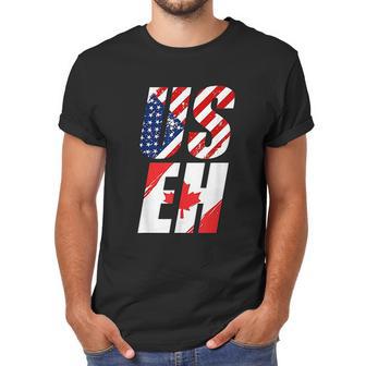 Canadian Flag American Usa Useh Canada Men T-Shirt | Favorety