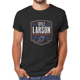 Checkered Flag Kyle Larson 2021 Men T-Shirt | Favorety DE