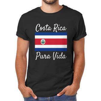 Costa Rica Pura Vida T-Shirt Beautiful National Flag Tee Men T-Shirt | Favorety UK