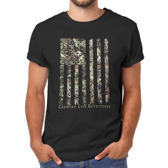 Country Life Outfitters Camo American Flag Men T-Shirt | Favorety AU