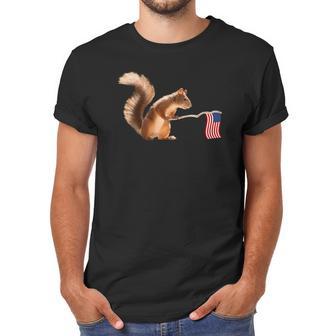 Cute Squirrel Usa Flag World War Champs July 4Th Men T-Shirt | Favorety