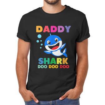 Daddy Shark Doo Doo Funny Dad Birthday Gifts Men T-Shirt | Favorety