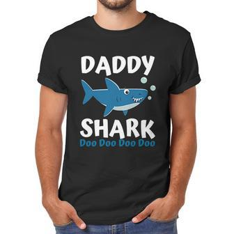 Daddy Shark Doo Doo Long Sleeve Family Shark Men T-Shirt | Favorety