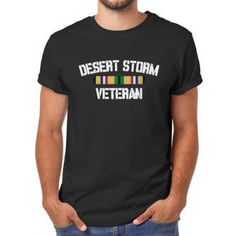 Desert Storm Veteran Pride Persian Gulf War Service Ribbon Graphic Design Printed Casual Daily Basic Men T-Shirt | Favorety AU