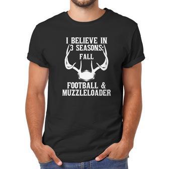 Fall Football Muzzleloader Deer Hunting Season Rifle Dad Men T-Shirt | Favorety DE