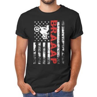 Father S Day Black Braaap Vintage Usa American Flag Men T-Shirt | Favorety UK