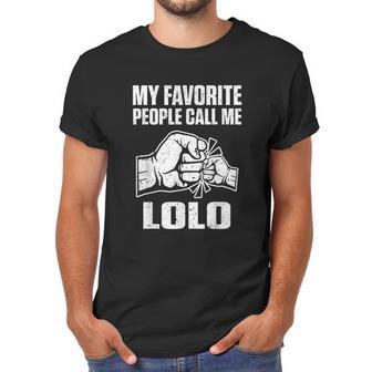 My Favorite People Call Me Lolo Filipino Grandpa Gift Men T-Shirt | Favorety UK