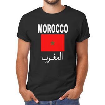 Flag Morocco T-Shirt Cool Moroccan Flag Unisex Top Tee Men T-Shirt | Favorety CA