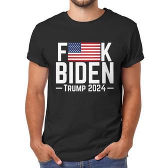 Fuck Biden American Flag Trump 2024 Shirt Men T-Shirt | Favorety