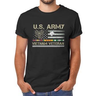 Funny Us Army Vietnam Veteran Usa Flag A Great Gift For Veteran Vietnam Army Men T-Shirt | Favorety DE