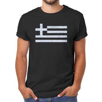 Greece Flag Vintage Style Retro Men T-Shirt | Favorety