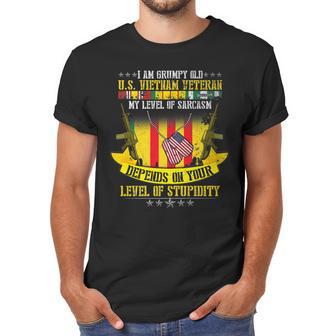 Grumpy Old Vietnam Veteran| Us Veterans Day Men T-Shirt | Favorety AU