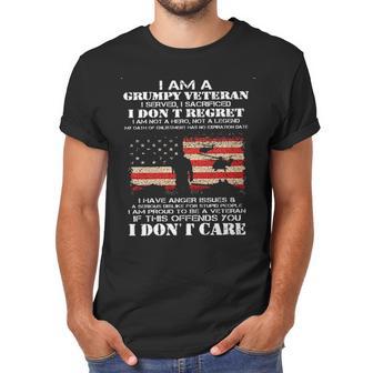 I Am A Grumpy Veteran I Dont Care 2022 New Gift Men T-Shirt | Favorety