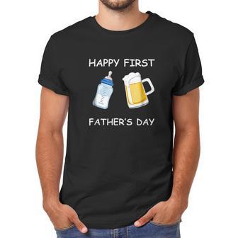 Happy First Fathers Day Funny Emoji Men Gift Men T-Shirt | Favorety AU