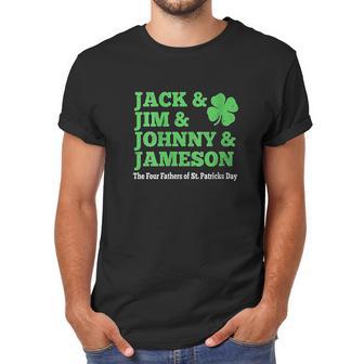 Jack Jim Johnny Jameson Four Fathers Of St Patricks Men T-Shirt | Favorety