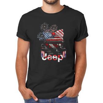 Jeep 4Th Of July American Flag Independence Men T-Shirt | Favorety DE