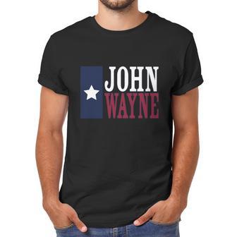 John Wayne American Flag Men T-Shirt | Favorety