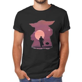 Mandalorian Dadalorian Sunset Design Men T-Shirt | Favorety CA