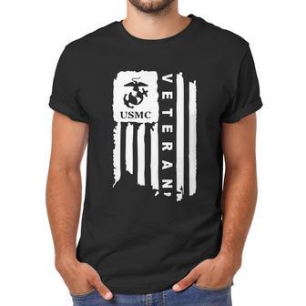 Marine Corps Usmc Veteran Us Flag Graphic Design Printed Casual Daily Basic Men T-Shirt | Favorety CA