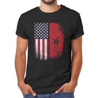 Moorish American Flag Morocco Usa Moroccan Star Men T-Shirt | Favorety