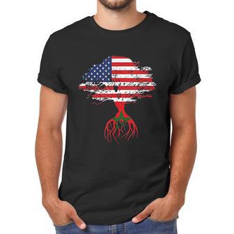 Moroccan Roots American Flag Morocco Gifts Men T-Shirt | Favorety AU