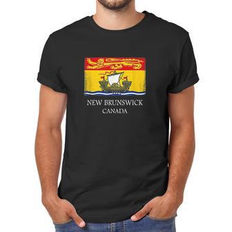 New Brunswick Canada Province Flag Men T-Shirt | Favorety DE