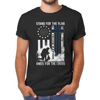 Official Stand For Flag Kneel For Cross Notre Dame Fighting Irish Nation T Shirt Men T-Shirt | Favorety