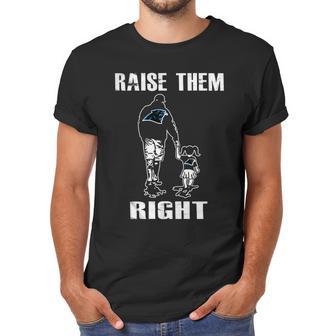 Panthers Dad And Daughter Raise Them Right Men T-Shirt | Favorety AU