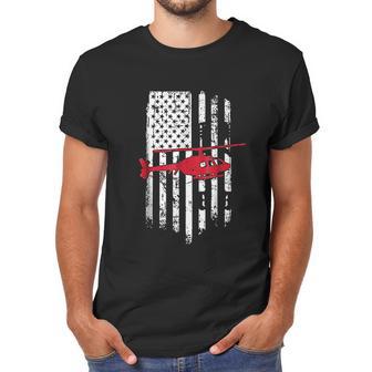 Patriotic Helicopter Flag Helicopter Pilot Gifts Men T-Shirt | Favorety