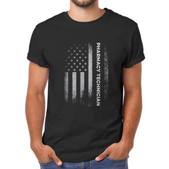 Pharmacy Technician Us Flag Certified Pharma Tech Men T-Shirt | Favorety