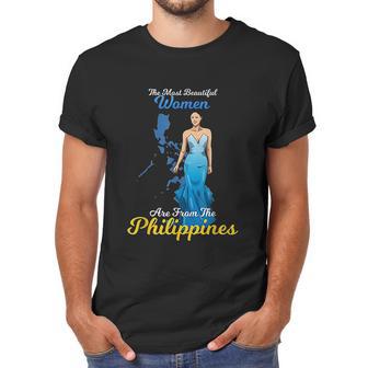 Philippines Pinay Filipina Pride Proud Flag Beautiful Woman Men T-Shirt | Favorety