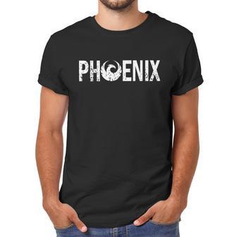 Phoenix Arizona American City Mythological Bird Phoenix Flag Men T-Shirt | Favorety CA