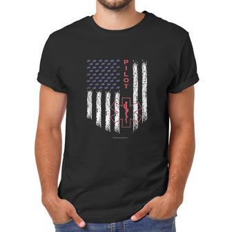 Pilot Ems Helicopter Star Of Life American Flag Men T-Shirt | Favorety DE