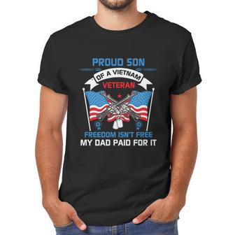 Proud Son Of A Vietnam Veteran Veteran Day Us Army Graphic Design Printed Casual Daily Basic Men T-Shirt | Favorety AU