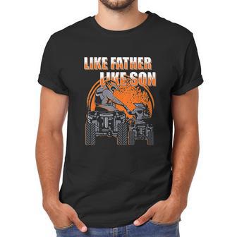 Quad Bike Like Father Like Son Four Wheeler Atv Gift Men T-Shirt | Favorety UK