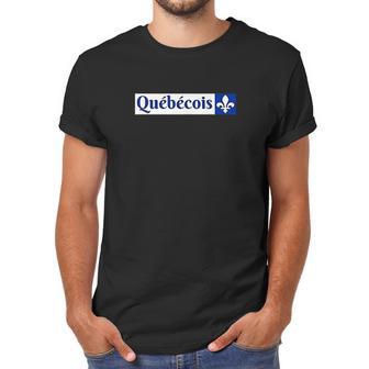 Quebecois Canadien Quebecker Canadian Quebec Flag Men T-Shirt | Favorety