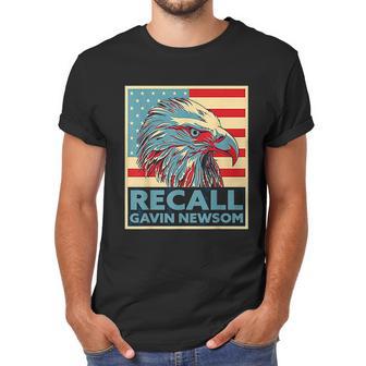 Recall Gavin Newsom 4Th Of July Us American Flag Eagle Men T-Shirt | Favorety