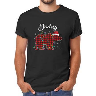 Red Plaid Daddy Bear Matching Buffalo Pajama Men T-Shirt | Favorety DE