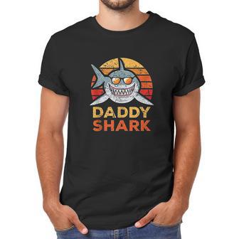 Retro Daddy Shark Design Funny Fathers Day Gift Dad Men T-Shirt | Favorety DE