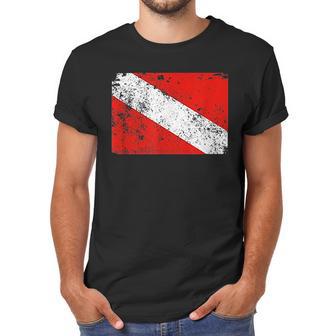 Retro Diver Down Flag Vintage Style Scuba Men T-Shirt | Favorety AU