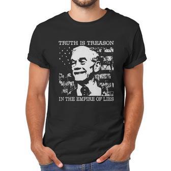 Ron Paul Truth Is Treason In The Empire Of Lies American Flag Men T-Shirt | Favorety UK