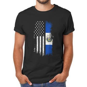 Salvadoran America Flag El Salvador Usa Men T-Shirt | Favorety