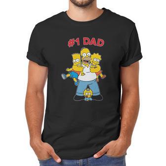 The Simpsons Cuddle Number One Dad Men T-Shirt | Favorety AU