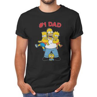 The Simpsons Cuddle Number One Dad Men T-Shirt | Favorety