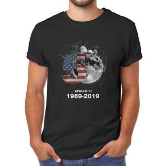 Snoopy 50Th Anniversary Apollo 11 1969-2019 American Flag Shirt Men T-Shirt | Favorety UK