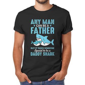 Special To Be A Daddy Shark Gift For Dad Papa Men T-Shirt | Favorety