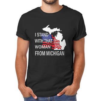 I Stand With That Woman From Michigan State American Flag Men T-Shirt | Favorety CA