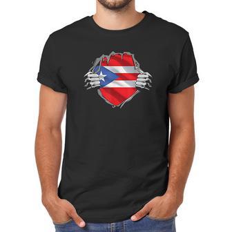 Super Puerto Rican Heritage Puerto Rico Roots Flag Gift Men T-Shirt | Favorety CA